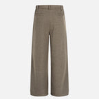 Men’s Pleated Front Wide-Leg Casual Pants