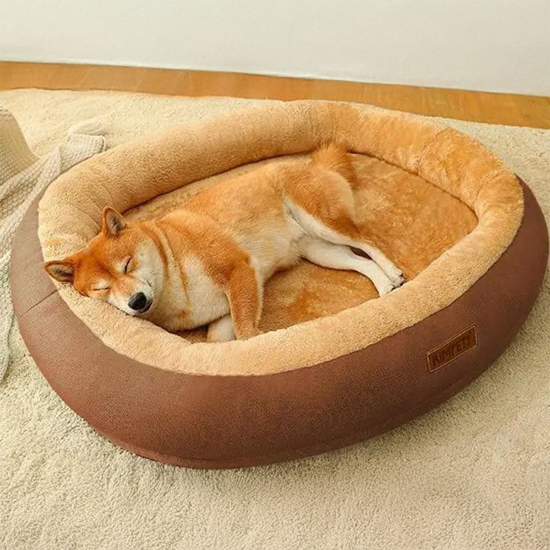 Orthopedic Bed for Large Round Dog-Zarado.uk