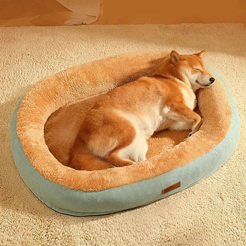 Orthopedic Bed for Large Round Dog-Zarado.uk