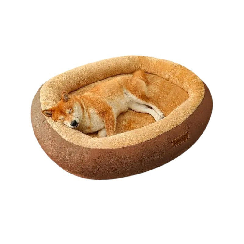 Orthopedic Bed for Large Round Dog-Zarado.uk